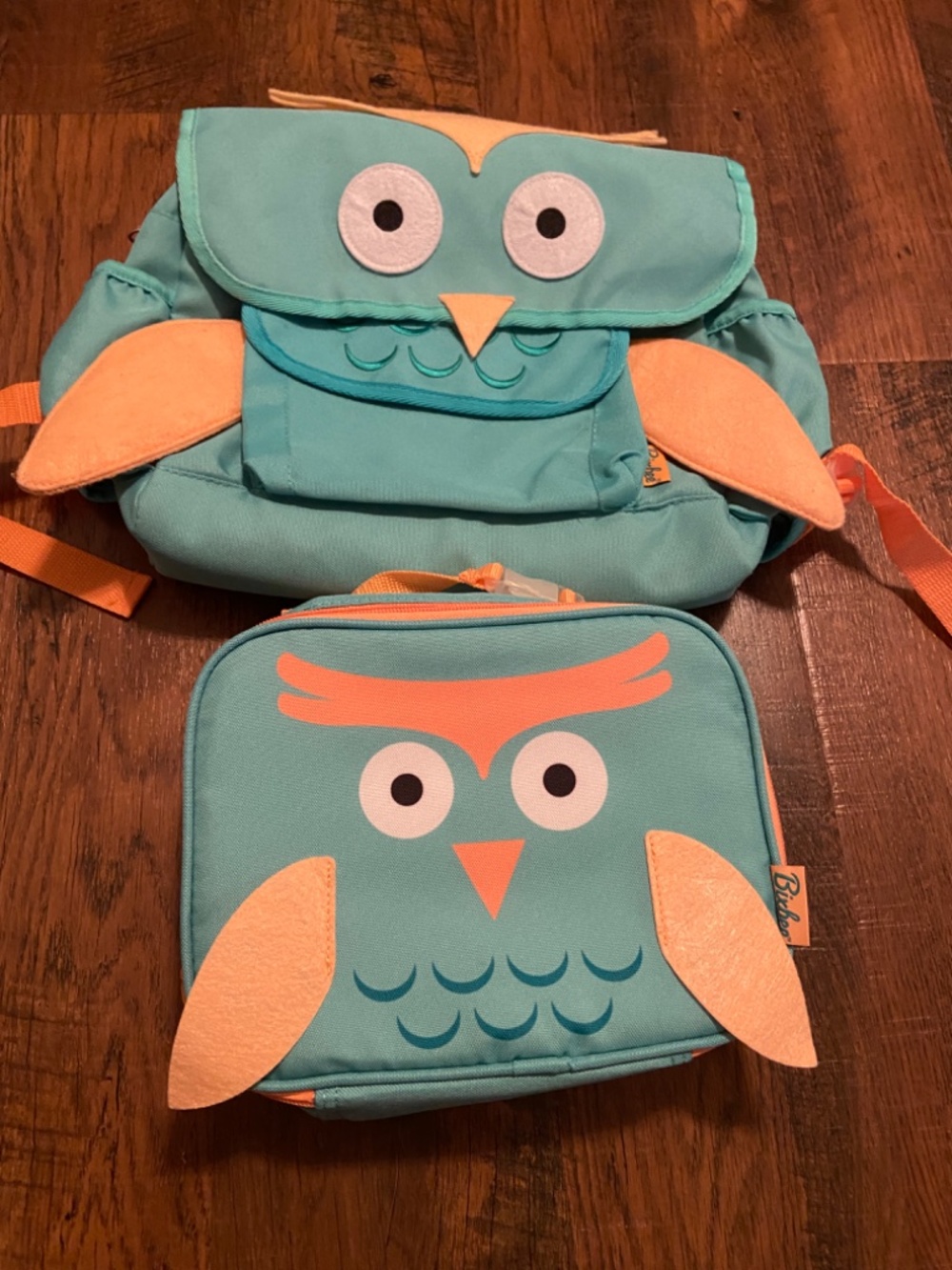 NEW without tags Bixbee backpack Lunch bag Green Owl